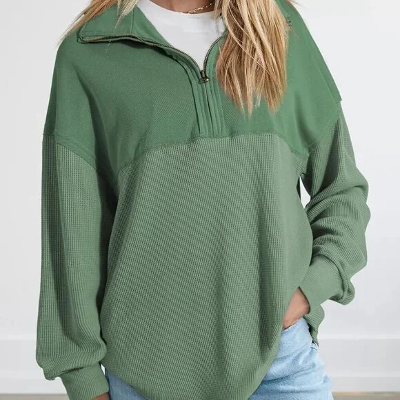 Brand New Womens Green Sweatshirt Small